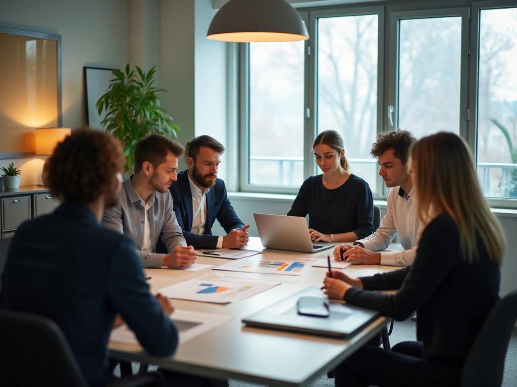 Equipe Active em reunião de trabalho